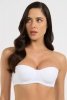 Spiman 391 Biustonosz bandeau usztywniany z odpinanymi ramiączkami, Bianco/Biały